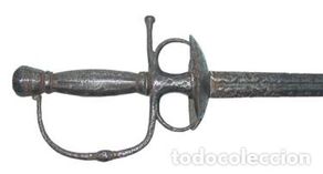 Military Antiques: ESPADA DE CEÑIR OFICIAL DEL EJÉRCITO 1750 ESPAÑA IN TOLEDO COLECCIÓN JUAN LUIS CALVÓ